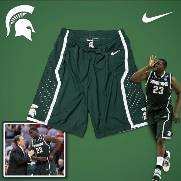 2010 Nike Authentic Michigan State Spartans Basketball Jersey